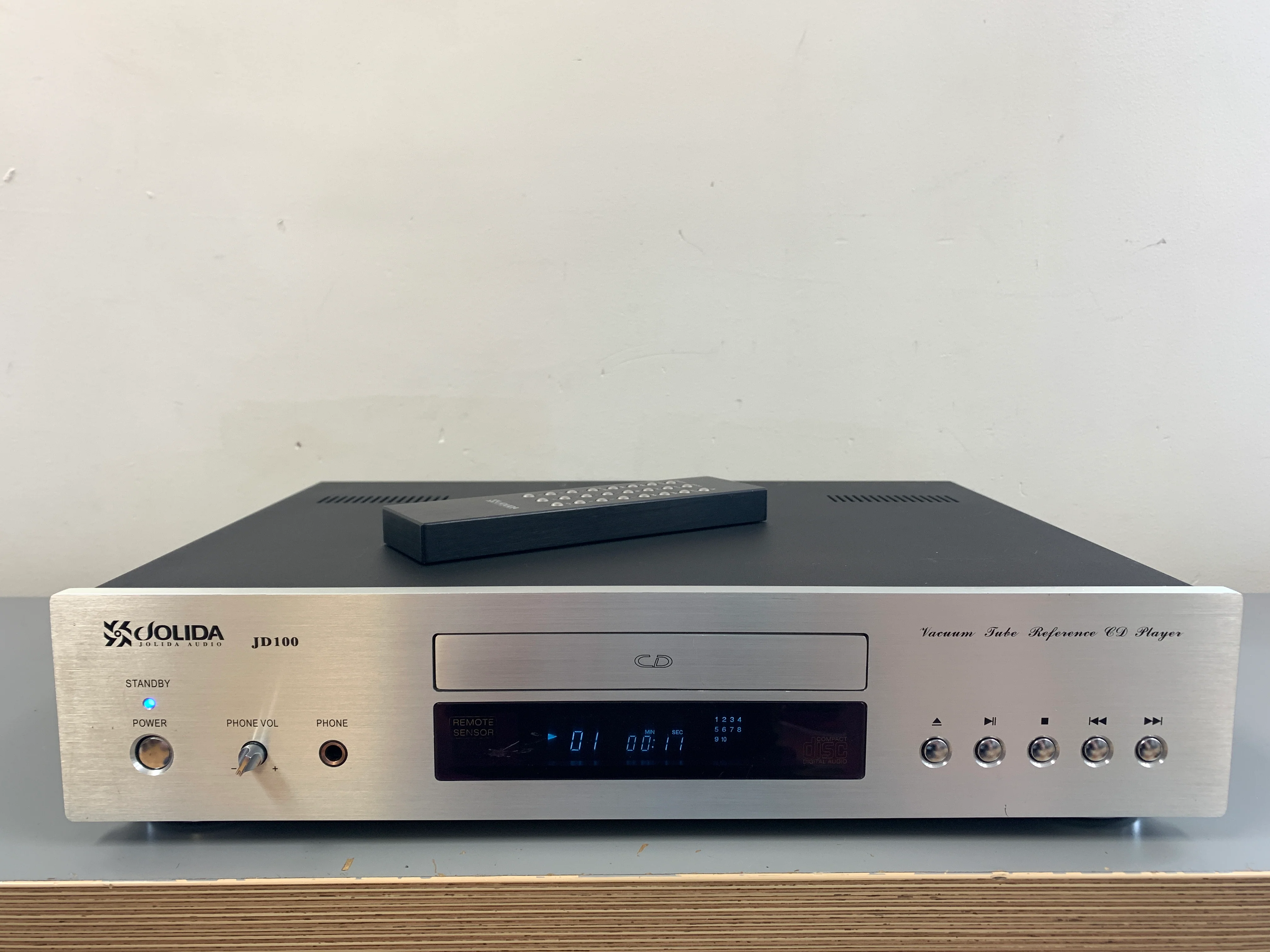 Jolida Tube JD100 Tube Single CD Player *Remote