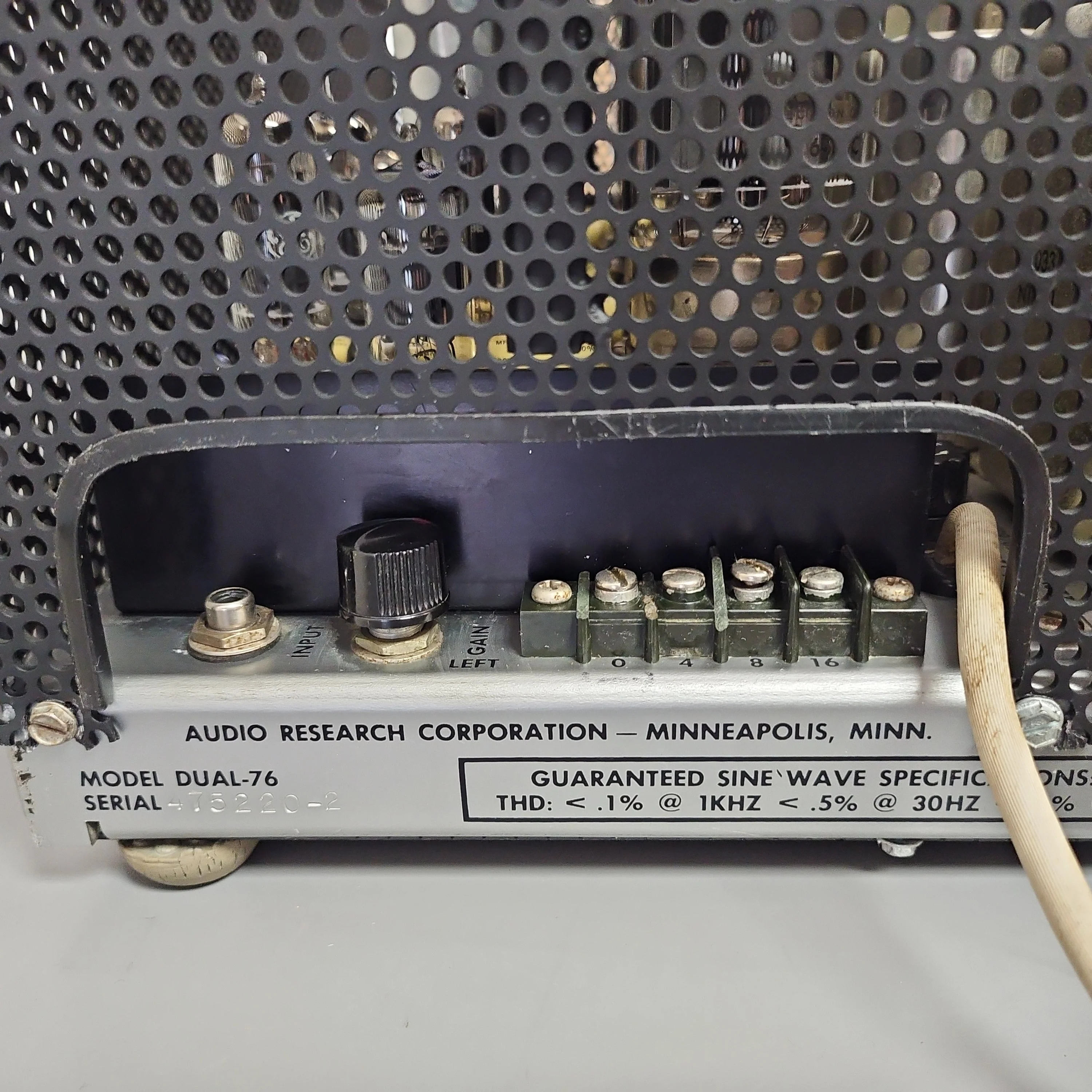 Audio Research Dual 76 Tube Power Amplifier - Image 12