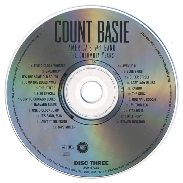 Count Basie - America's #1 Band - The Columbia Years (4xCD, Advance, Comp, Promo, RM) (Near Mint (NM or M-)) - Image 5