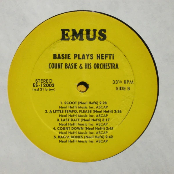 Count Basie - Basie Plays Hefti (LP, Album, RE) (Very Good Plus (VG+)) - Image 4