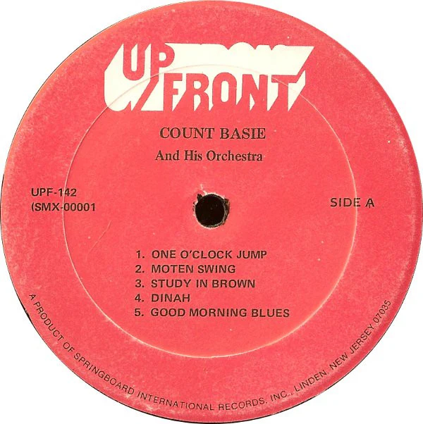 Count Basie Orchestra - Count Basie And His Orchestra (LP, Mono) (Near Mint (NM or M-)) - Image 2