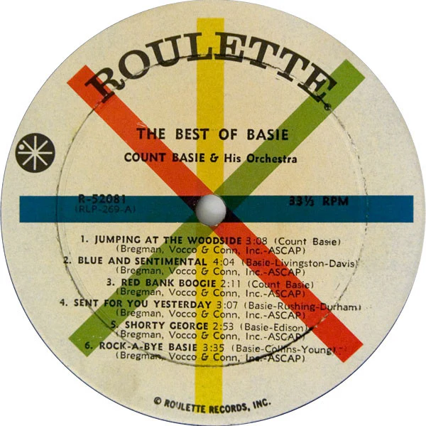 Count Basie Orchestra - The Best Of Basie (LP, Album, Mono) (Very Good Plus (VG+)) - Image 3