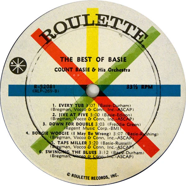 Count Basie Orchestra - The Best Of Basie (LP, Album, Mono) (Very Good Plus (VG+)) - Image 4