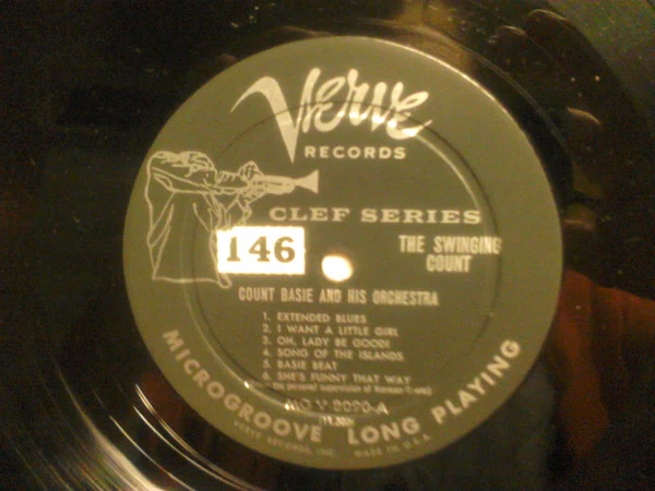 Count Basie Sextet - The Swinging Count (LP, Album) (Very Good (VG)) - Image 3