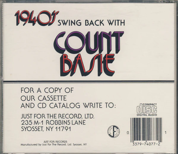Count Basie - Swing Back With Count Basie (CD, Album, Comp) (Very Good Plus (VG+)) - Image 2