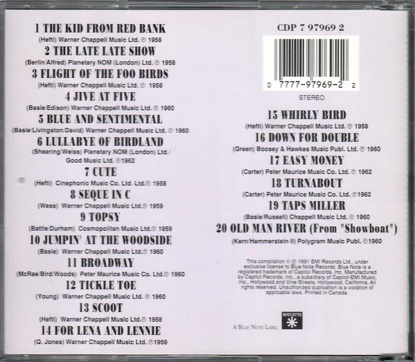 Count Basie - "The Best Of" The Roulette Years (CD, Comp) (Very Good Plus (VG+)) - Image 2