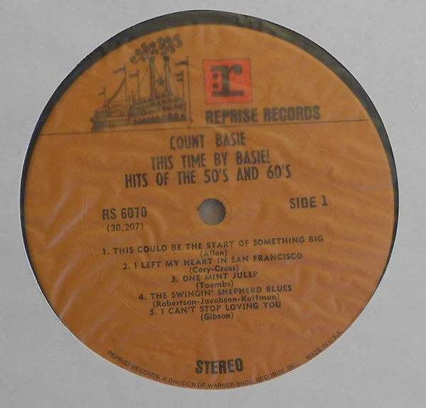 Count Basie - This Time By Basie - Hits Of The 50's & 60's! (LP, Album, San) (Very Good Plus (VG+)) - Image 3
