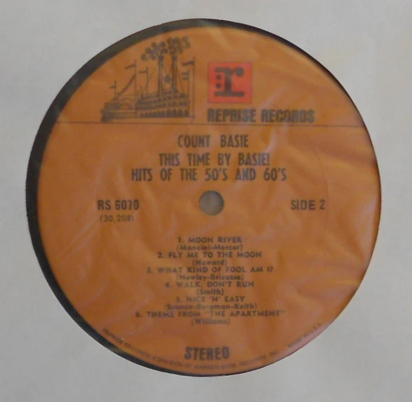 Count Basie - This Time By Basie - Hits Of The 50's & 60's! (LP, Album, San) (Very Good Plus (VG+)) - Image 4