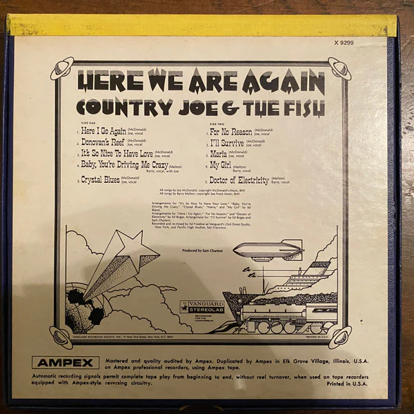 Country Joe And The Fish - Here We Are Again (Reel, 4tr Stereo, 7" Reel) (Very Good Plus (VG+)) - Image 2