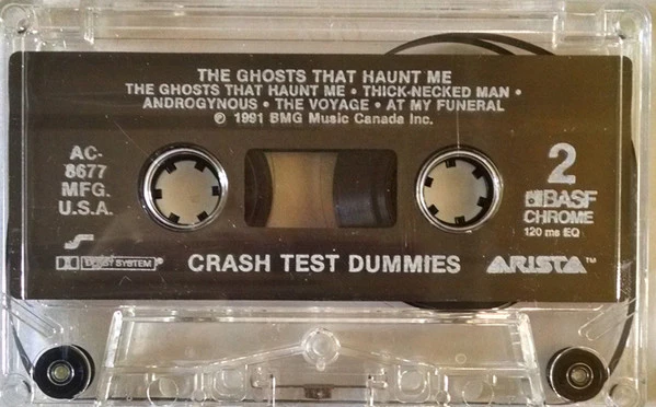 Crash Test Dummies - The Ghosts That Haunt Me (Cass, Album, Chr) (Very Good (VG)) - Image 3