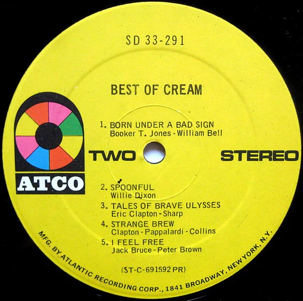 Cream - Best Of Cream (LP, Comp, PR ) (Very Good Plus (VG+)) - Image 5