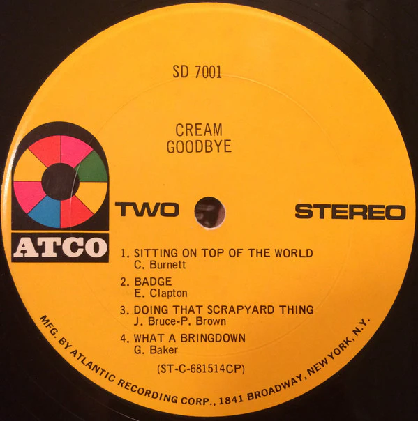 Cream - Goodbye (LP, Album, CP ) (Very Good Plus (VG+)) - Image 4