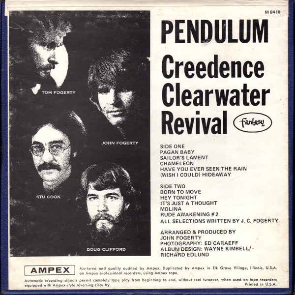 Creedence Clearwater Revival - Pendulum (Reel, 4tr Stereo, 7" Reel, Album) (Very Good Plus (VG+)) - Image 3