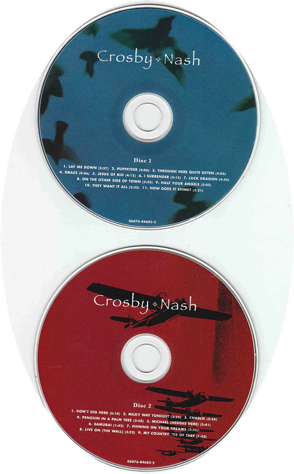 Crosby & Nash - Crosby ✧ Nash (2xCD, Album) (Very Good Plus (VG+)) - Image 3