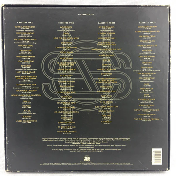 Crosby, Stills & Nash - Crosby, Stills & Nash (4xCass, Comp + Box, Comp) (Near Mint (NM or M-)) - Image 2