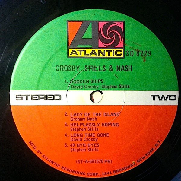Crosby, Stills & Nash - Crosby, Stills & Nash (LP, Album, M/Print, RE, PR-) (Very Good (VG)) - Image 3