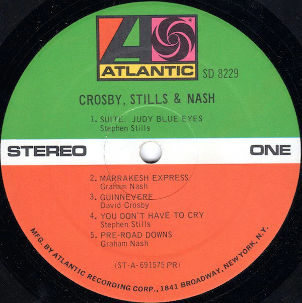 Crosby, Stills & Nash - Crosby, Stills & Nash (LP, Album, M/Print, RE, PR-) (Very Good (VG)) - Image 4