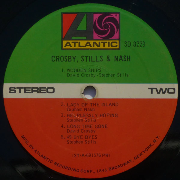 Crosby, Stills & Nash - Crosby, Stills & Nash (LP, Album, PR-) (Very Good Plus (VG+)) - Image 4