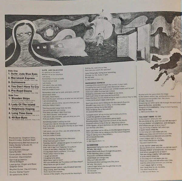 Crosby, Stills & Nash - Crosby, Stills & Nash (LP, Album, Pre) (Very Good Plus (VG+)) - Image 5