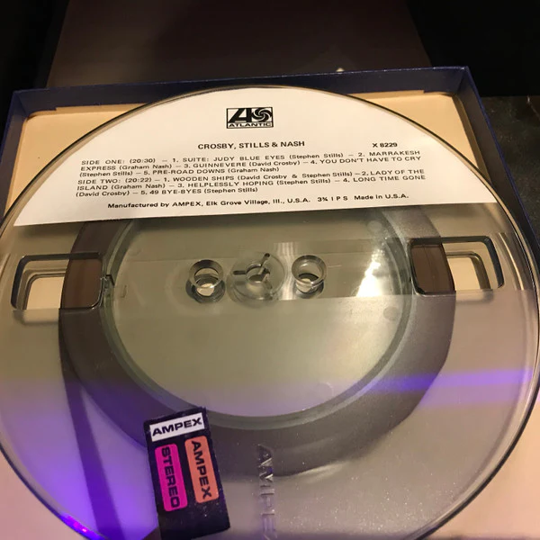 Crosby, Stills & Nash - Crosby, Stills & Nash (Reel, 4tr Stereo, 7" Reel, Album) (Very Good Plus (VG+)) - Image 4
