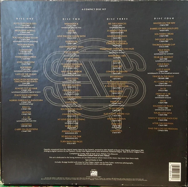 Crosby, Stills & Nash - CSN (Box + 4xCD, Comp, RM) (Near Mint (NM or M-)) - Image 2