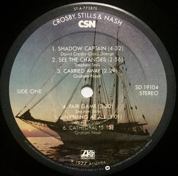 Crosby, Stills & Nash - CSN (LP, Album, Pre) (Near Mint (NM or M-)) - Image 3