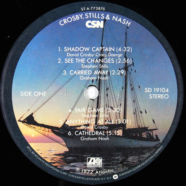 Crosby, Stills & Nash - CSN (LP, Album, Pre) (Very Good Plus (VG+)) - Image 3