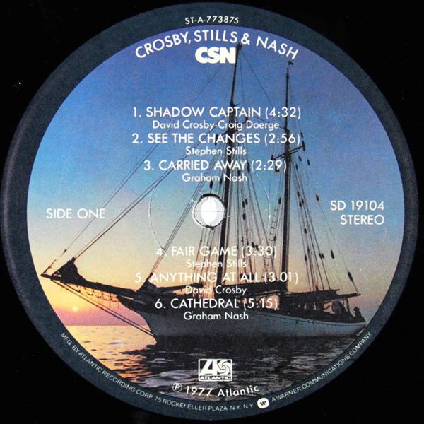 Crosby, Stills & Nash - CSN (LP, Album, Pre) (Very Good Plus (VG+)) - Image 5