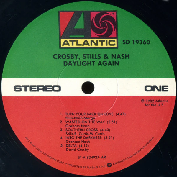 Crosby, Stills & Nash - Daylight Again (LP, Album, AR ) (Very Good (VG)) - Image 3