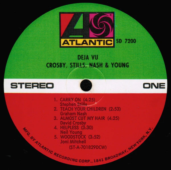 Crosby, Stills, Nash & Young - Déjà Vu (LP, Album, DCW) (Very Good Plus (VG+)) - Image 5