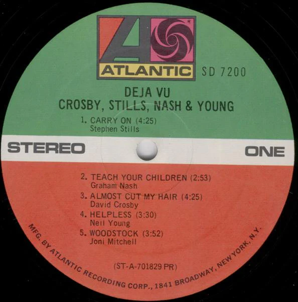 Crosby, Stills, Nash & Young - Déjà Vu (LP, Album, PR ) (Very Good Plus (VG+)) - Image 5