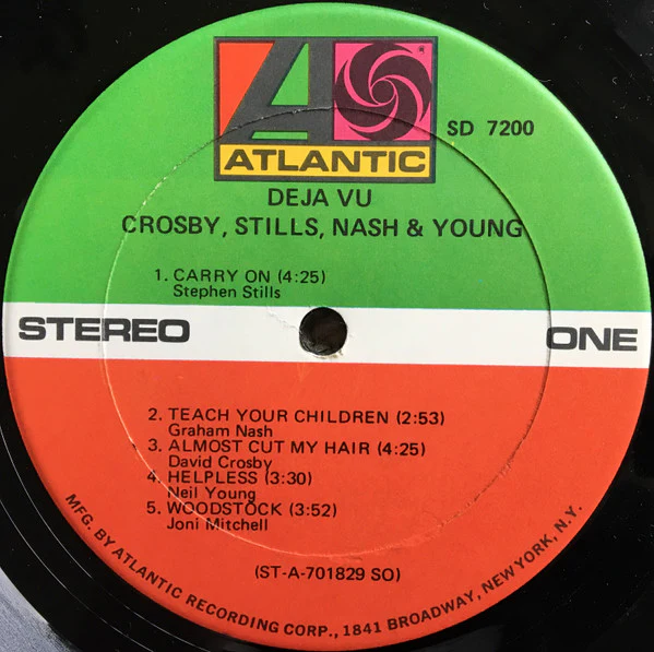 Crosby, Stills, Nash & Young - Déjà Vu (LP, Album, SO,) (Very Good Plus (VG+)) - Image 3