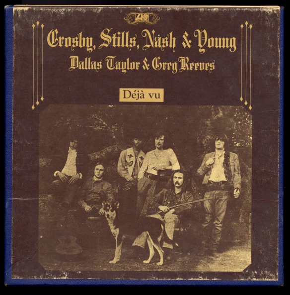 Crosby, Stills, Nash & Young - Déjà Vu (Reel, 4tr Stereo, 7" Reel, Album) (Very Good (VG))