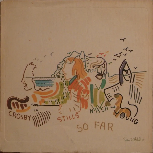 Crosby, Stills, Nash & Young - So Far (LP, Comp) (Very Good (VG))