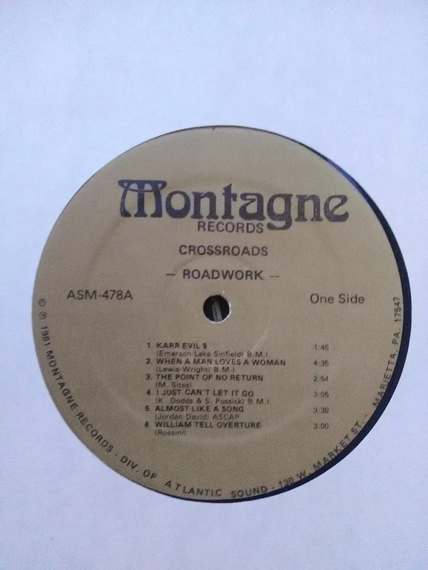 Crossroads - Roadwork (LP, Album) (Very Good (VG)) - Image 3