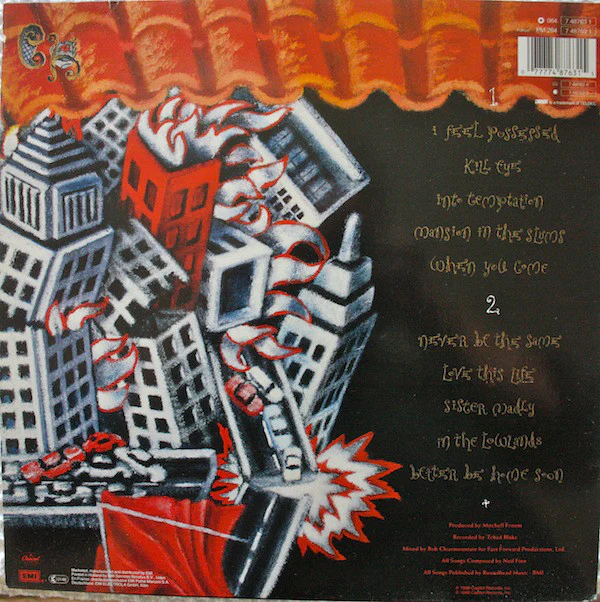 Crowded House - Temple Of Low Men (LP, Album) (Very Good Plus (VG+)) - Image 2