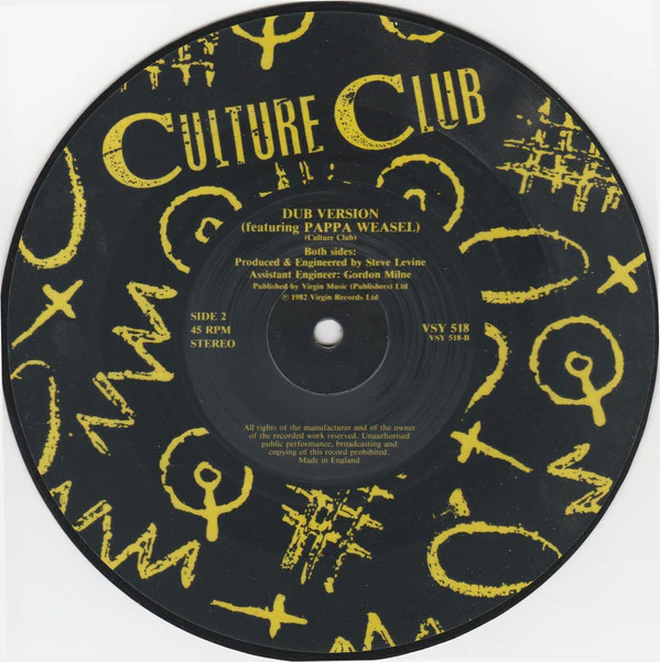Culture Club - Do You Really Want To Hurt Me (7", Single, Ltd, Pic) (Very Good Plus (VG+)) - Image 2