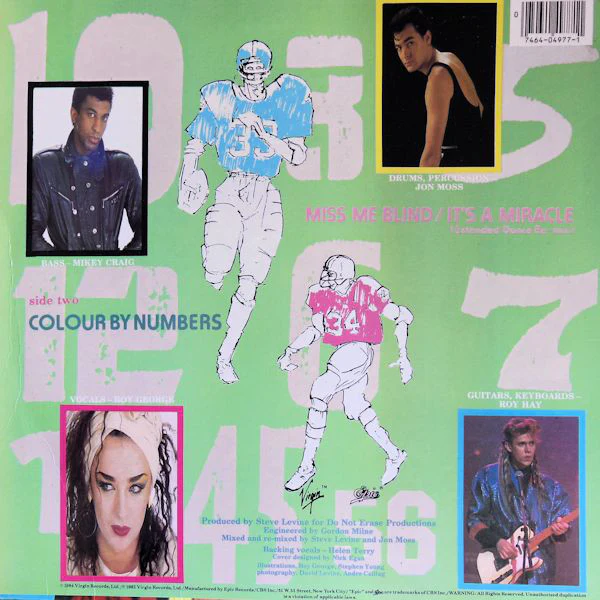 Culture Club - Miss Me Blind / It's A Miracle (12", Single) NEW & SEALED - Image 2