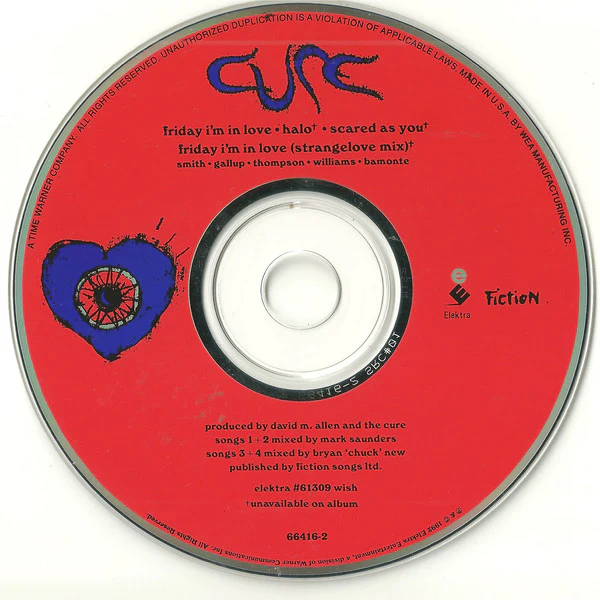Cure* - Friday I'm In Love (CD, Maxi, Dig) (Very Good Plus (VG+)) - Image 4