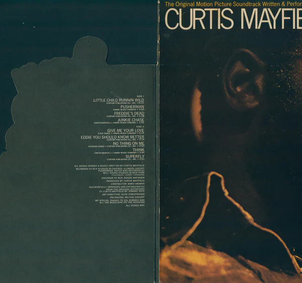 Curtis Mayfield - Super Fly (LP, Album, RP, Die) (Good Plus (G+)) - Image 3