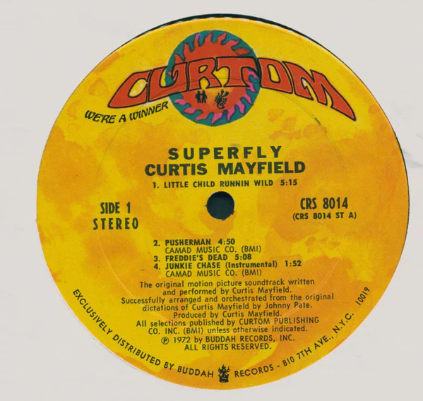 Curtis Mayfield - Super Fly (LP, Album, RP, Die) (Good Plus (G+)) - Image 4