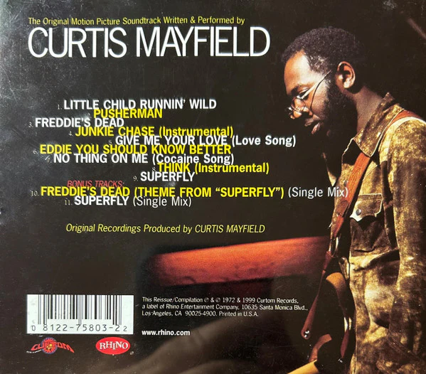 Curtis Mayfield - Superfly (CD, Album, RE, RM) (Near Mint (NM or M-)) - Image 2