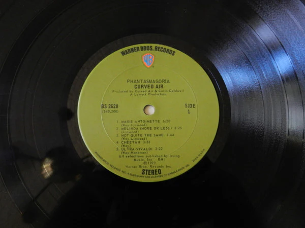 Curved Air - Phantasmagoria (LP, Album) (Very Good (VG)) - Image 3