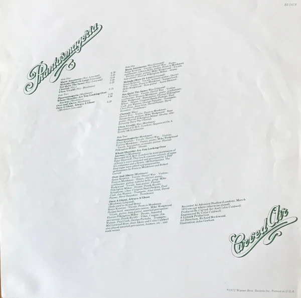Curved Air - Phantasmagoria (LP, Album) (Very Good (VG)) - Image 5
