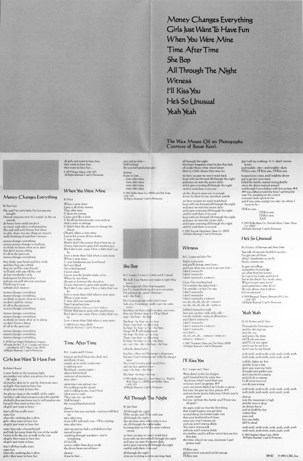 Cyndi Lauper - She's So Unusual (CD, Album, RE) (Very Good Plus (VG+)) - Image 4