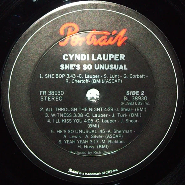 Cyndi Lauper - She's So Unusual (LP, Album, Pit) (Very Good Plus (VG+)) - Image 4