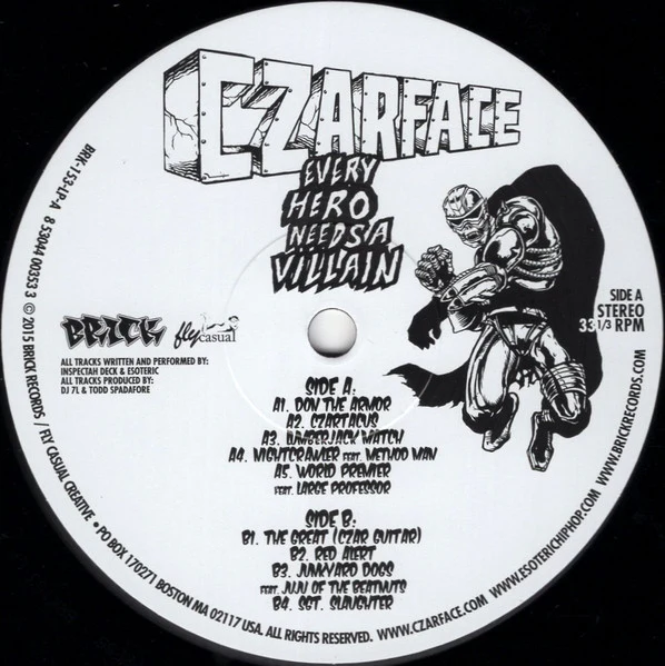 Czarface - Every Hero Needs A Villain (2xLP, Album) (Near Mint (NM or M-)) - Image 3