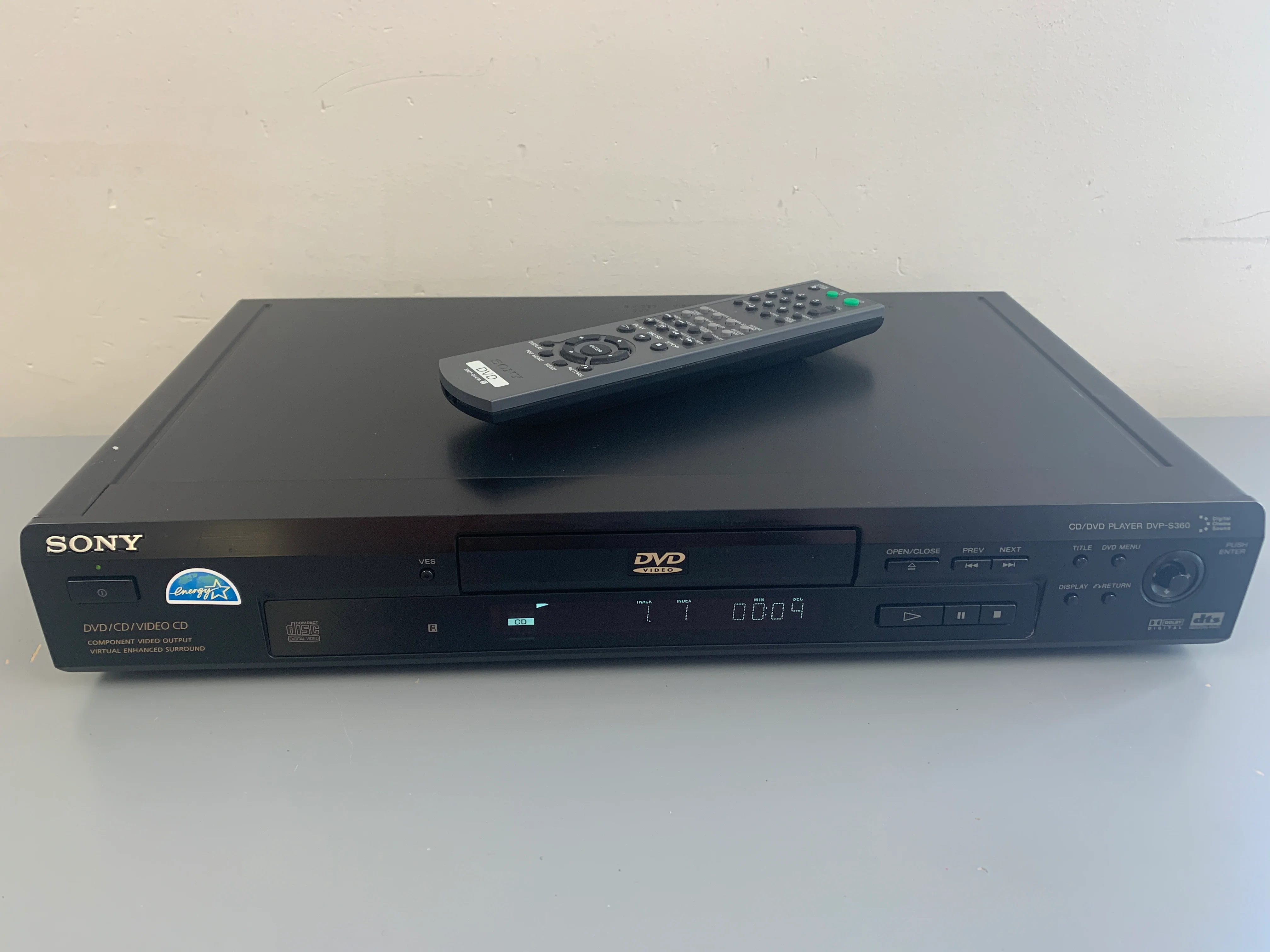 Sony DVP-S360 DVD Player * Remote Control