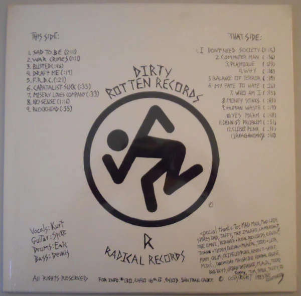 Dirty Rotten Imbeciles - Dirty Rotten LP (LP, Album, M/Print, RE) (Very Good Plus (VG+)) - Image 2