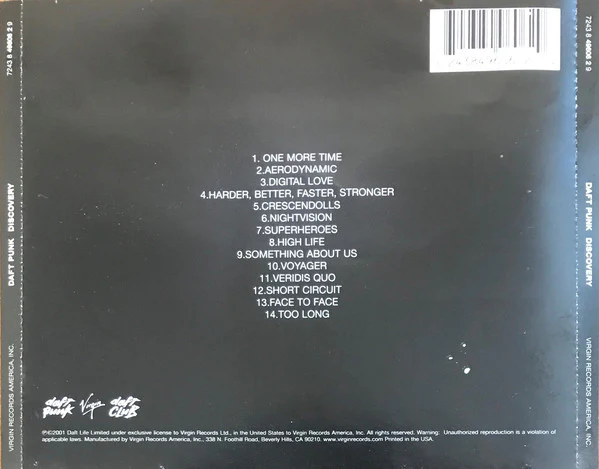 Daft Punk - Discovery (CD, Album) (Near Mint (NM or M-)) - Image 2